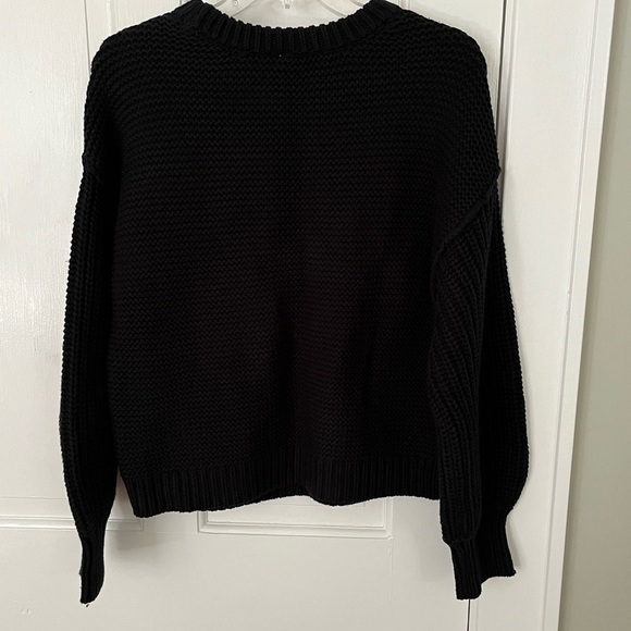 FREE PEOPLE Dream Cable Crew Sweater XS Fisherman Chunky Knit Comfy Cozy Soft - Picture 9 of 14